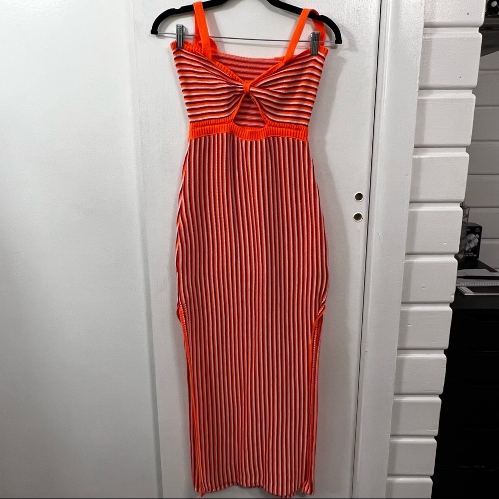 Shein Knit Striped Dress - Size Small